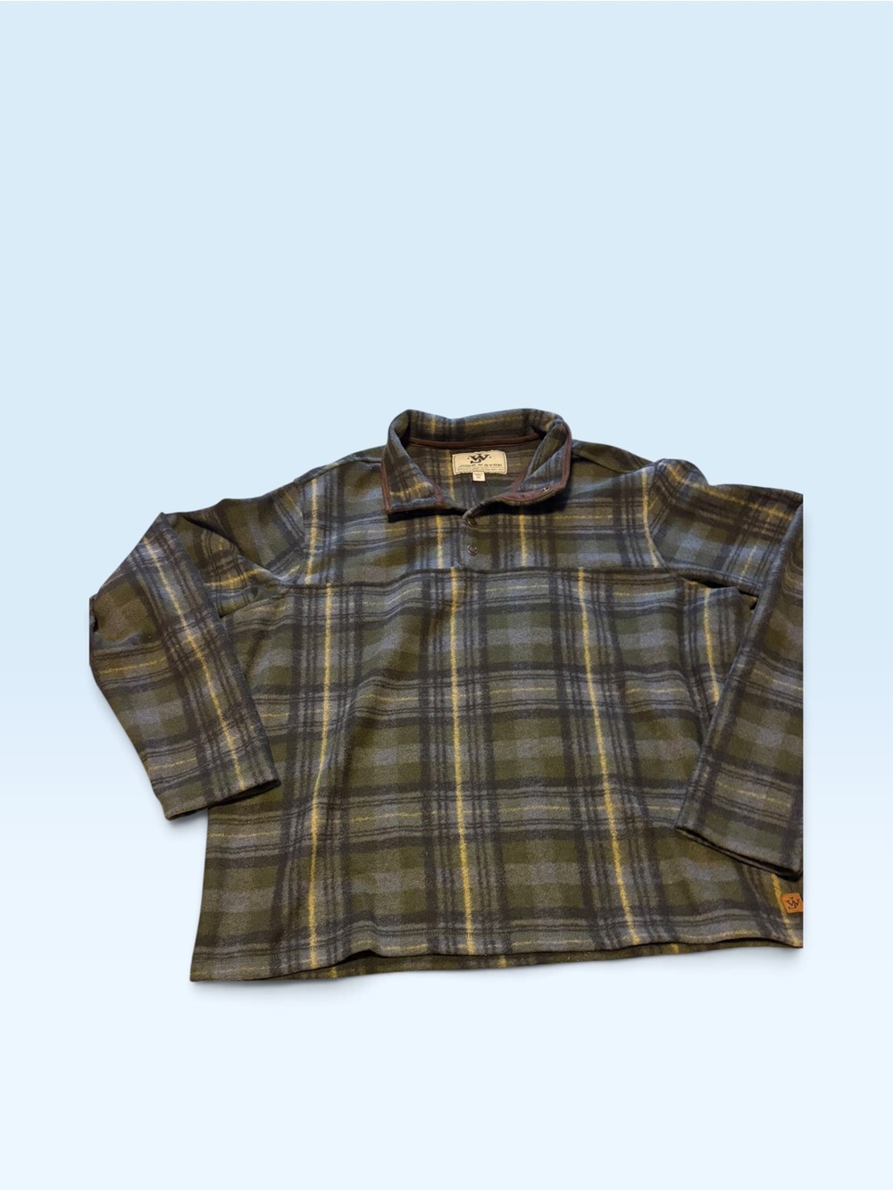 John Wayne Sz 2Xl Plaid Pullover